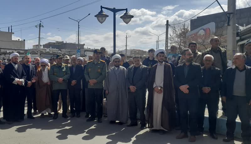 برگزاری مراسم راهپیمایی روز جهانی قدس در چالدران