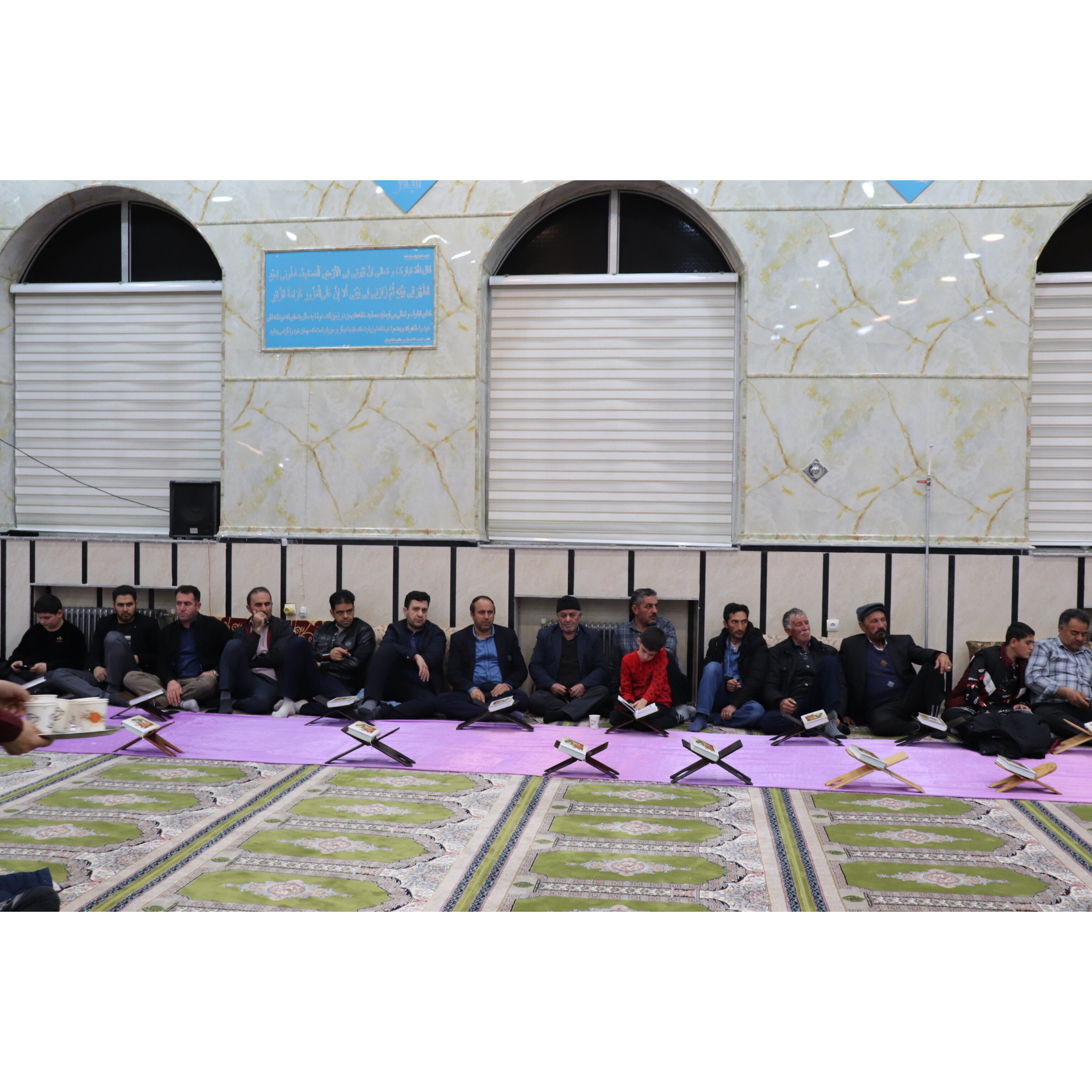  حضور فرماندار چالدران در مسجد جامع روستای سعدل