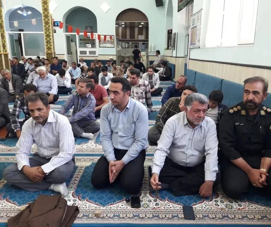 حضور فرماندار شهرستان چالدران در آئین نماز جمعه