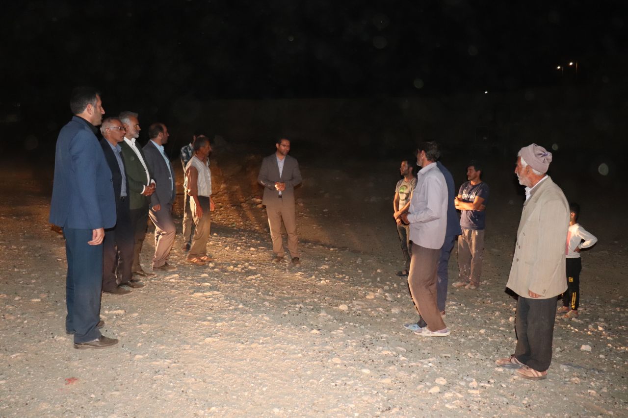 حضور فرماندار شهرستان چالدران در روستای آبارا باشی