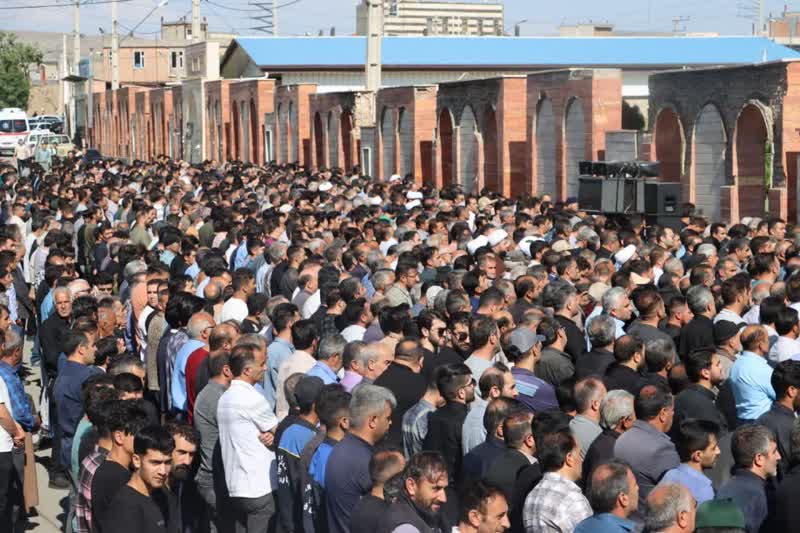 مراسم تشیع پیکر مطهر شهید والا مقام بهنام اکبر نژاد
