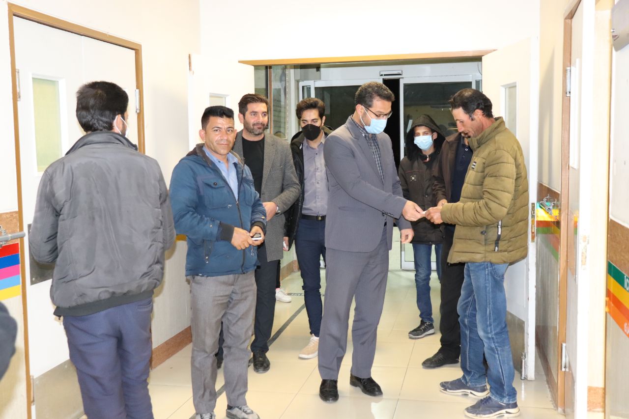 بازدید فرماندار از بیمارستان شهید بهشتی شهرستان