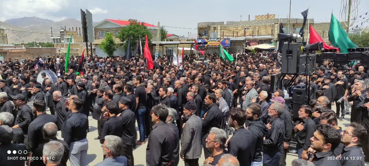 حضور فرماندارشهرستان چالدران در مراسم های عزاداری روز عاشورا