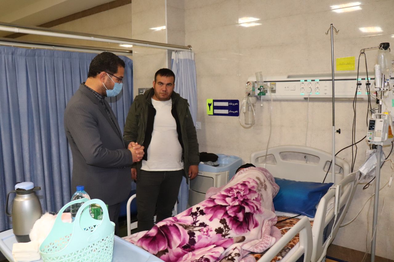بازدید فرماندار از بیمارستان شهید بهشتی شهرستان