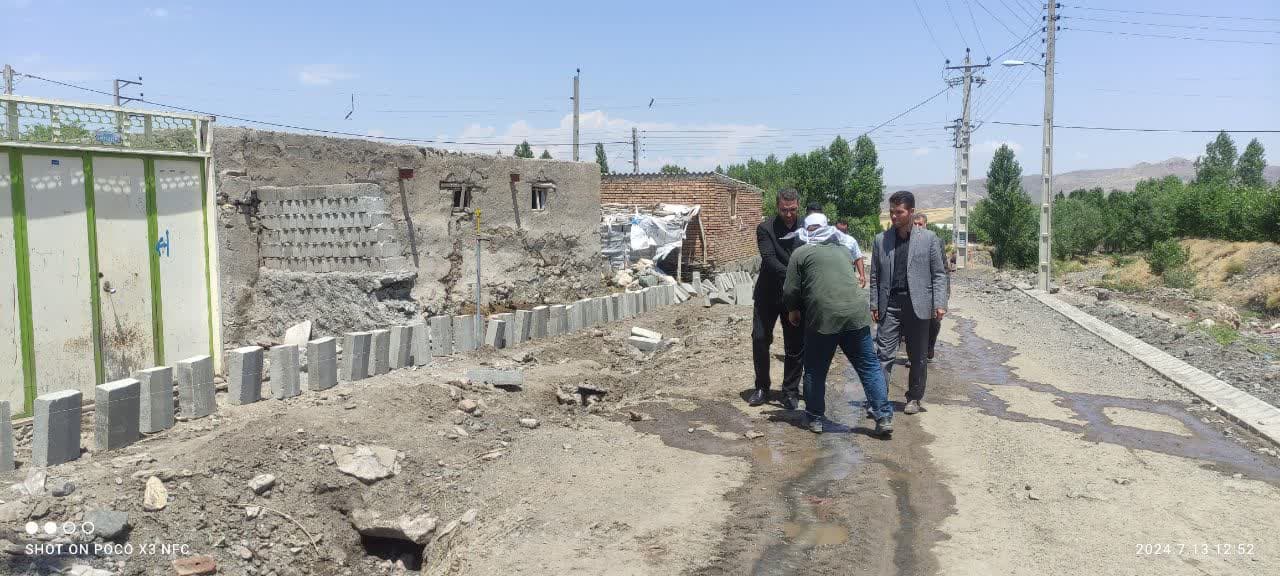 💢فرماندار شهرستان چالدران از روند اجرای طرح هادی در روستای دیلک وردی بازدید کرد