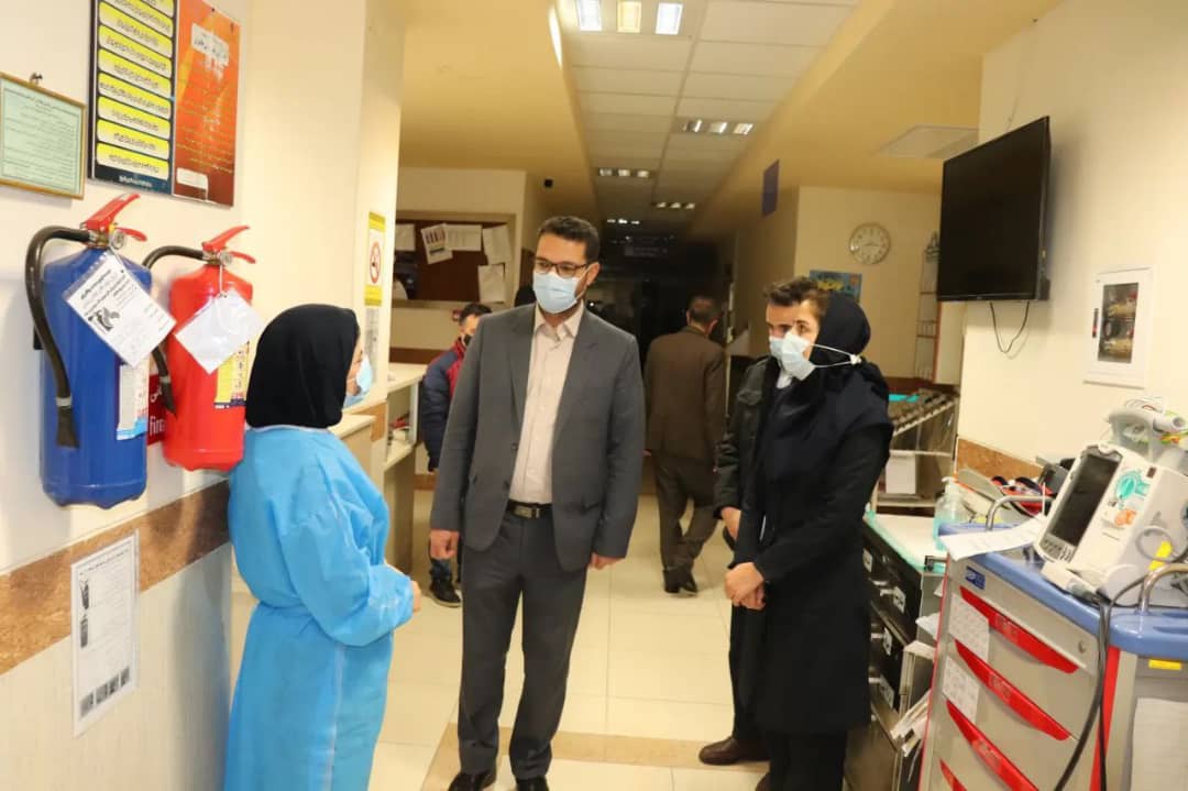 ✅عبدالله نژاد فرماندار شهرستان چالدران به همراه معاونین خود برای بررسی آخرین وضیعت مصدومین احتمالی چهارشنبه آخر سال در بیمارستان شهید بهشتی چالدران حضور یافتند.