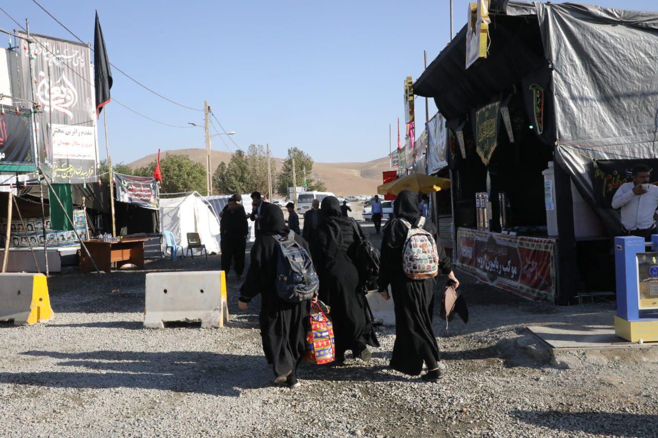 آلبوم تصویری / بازگشت زائران اربعین حسینی از مرز تمرچین به کشور
