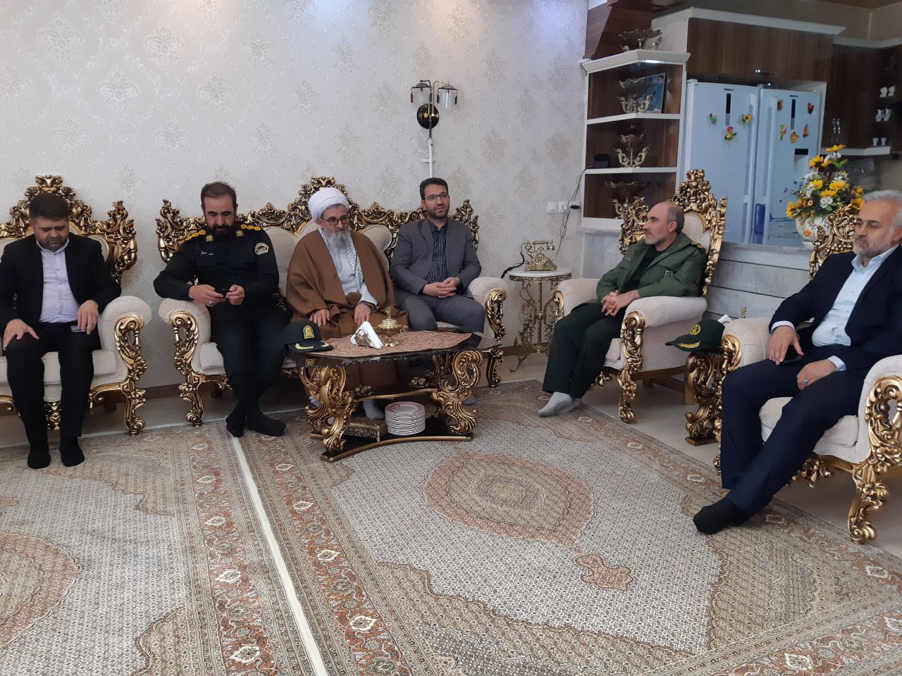 دیدار فرماندار چالدران با خانواده شهدا بمناسبت روز بزرگداشت شهدا