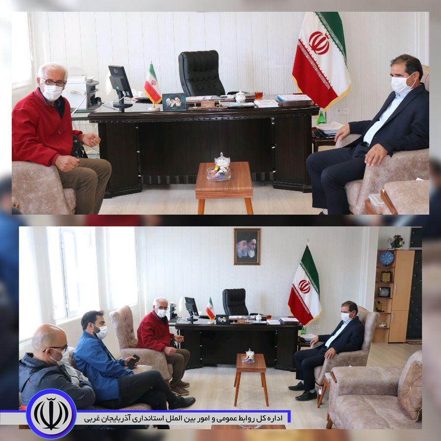 ✅دیدارمحمدزاده فرماندار شهرستان چالدران با اعضای گروه تولید مستند تلویزیونی شبکه مستند سیما.