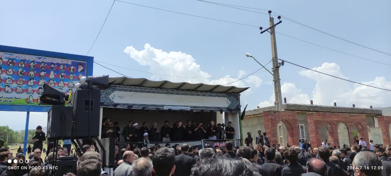حضور فرماندارشهرستان چالدران در مراسم های عزاداری روز عاشورا