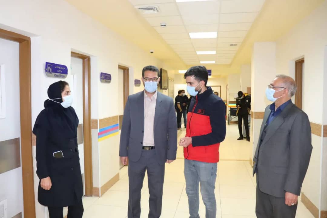 ✅عبدالله نژاد فرماندار شهرستان چالدران به همراه معاونین خود برای بررسی آخرین وضیعت مصدومین احتمالی چهارشنبه آخر سال در بیمارستان شهید بهشتی چالدران حضور یافتند.