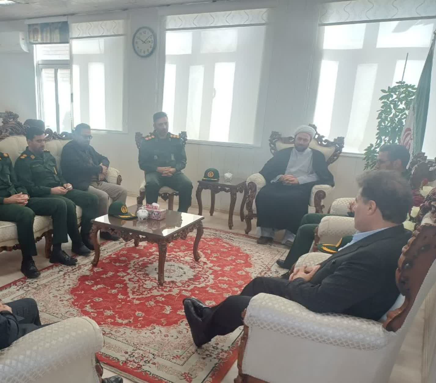 دیدار فرمانده  ،مسئول عقیدتی سپاه چالدران با اکبری فرماندار چالدران