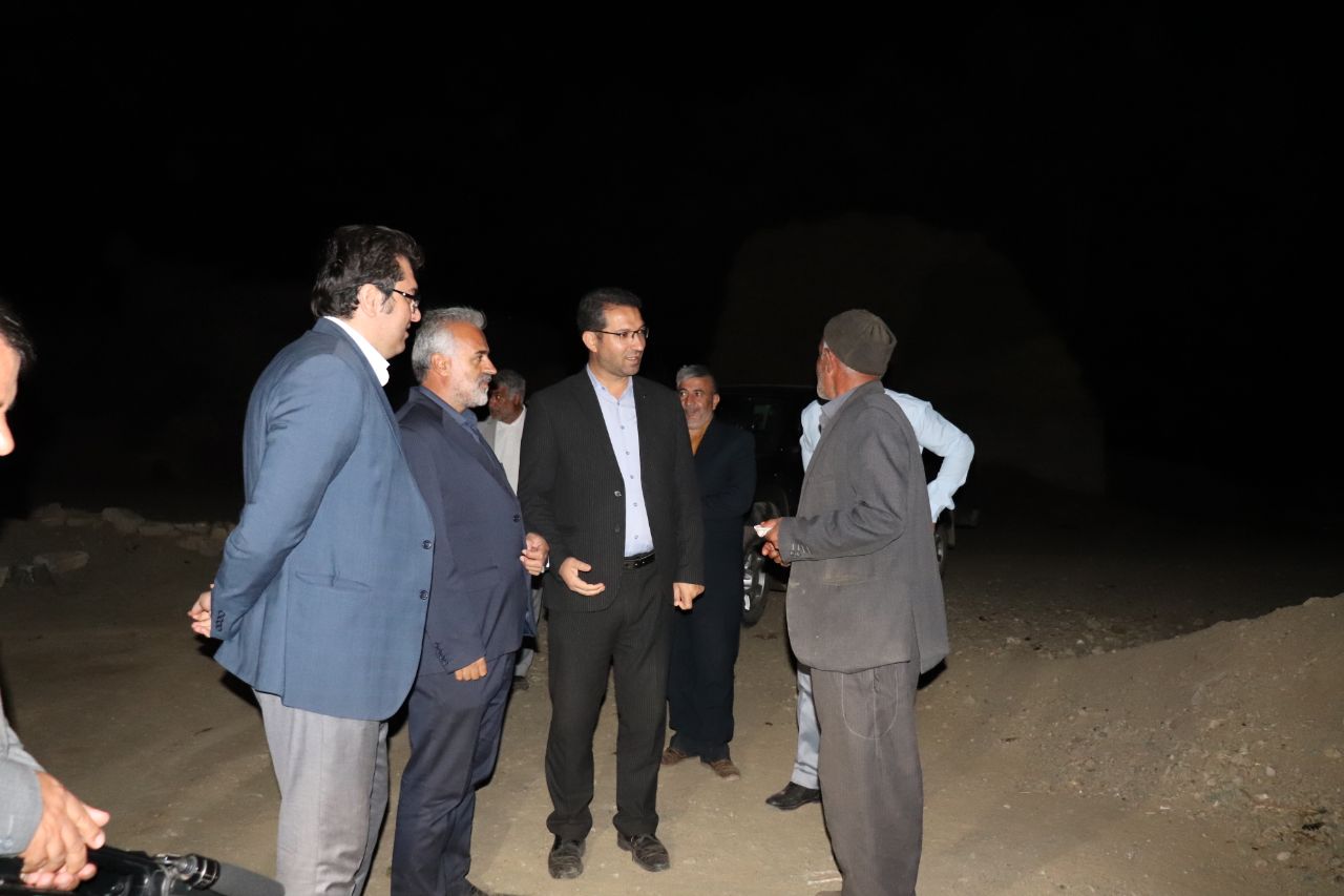بازدید فرماندار از روستای قوری ناو
