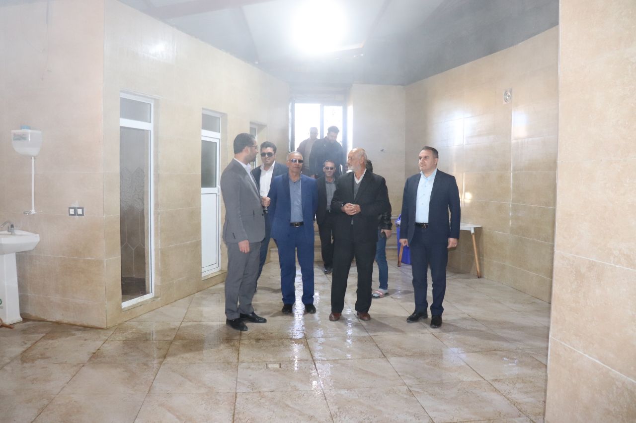 بازدید فرماندار از روند اجرایی پروژه مجتمع تفریحی، رفاهی و اقامتی آبگرم معدنی