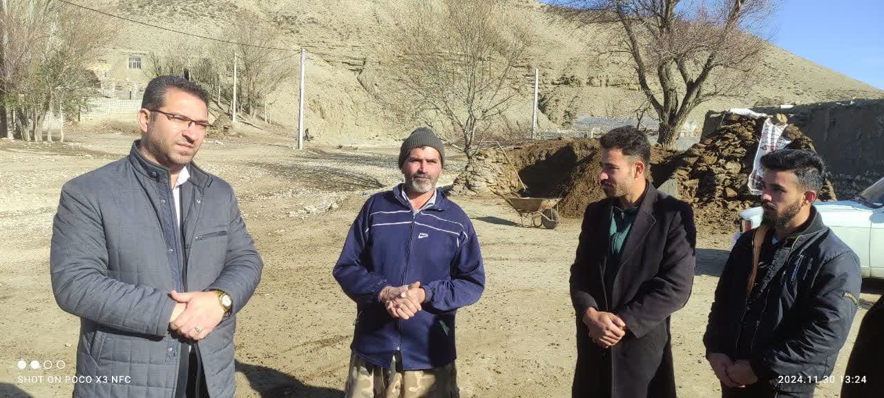 💢بازدید محمد رضا عبدالله نژاد فرماندار چالدران به همراه بخشدار مرکزی و جمعی از اعضای شورای اداری از روستای آبارا باشی
