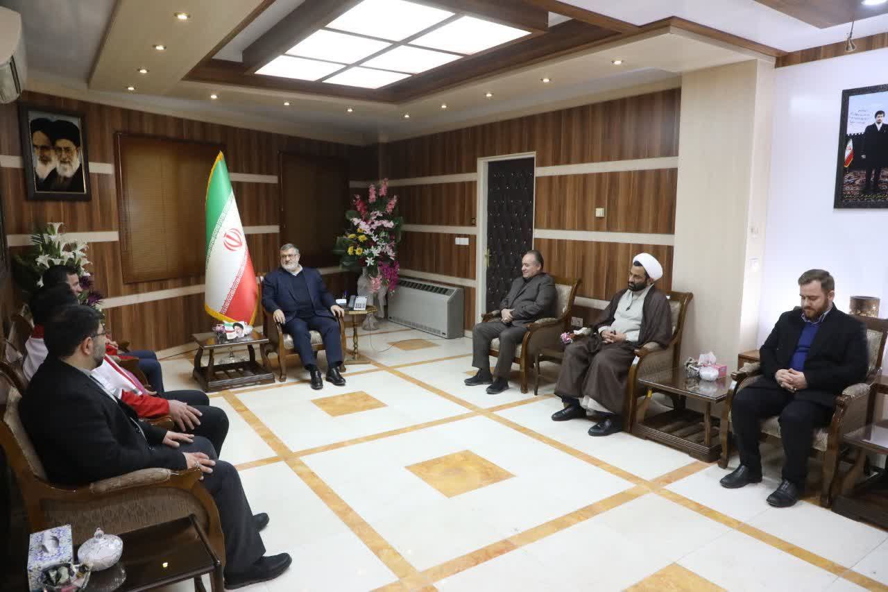 دیدار معاون حقوقی و املاک و هماهنگی امور استانهای جمعیت هلال احمر با استاندار آذربایجانغربی