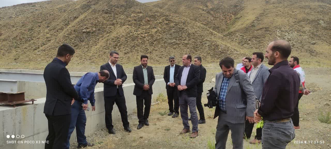 💢 محمد رضا عبدالله نژاد فرماندار چالدران از روند اجرایی طرح پایاب سد بابا احمد چالدران بازدید کرد .