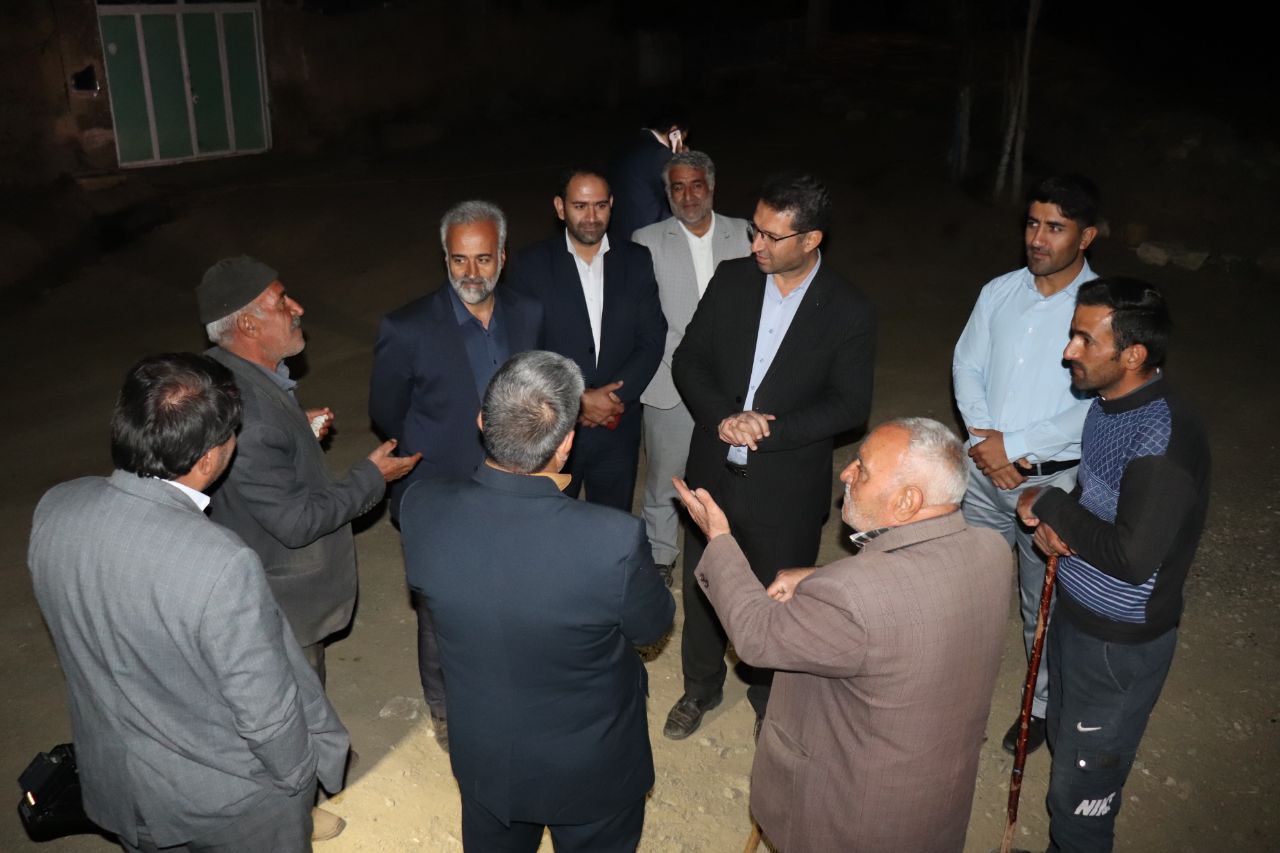 بازدید فرماندار از روستای قوری ناو