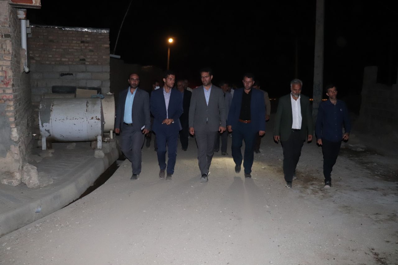 حضور فرماندار شهرستان چالدران در روستای امام قلی کندی علیا