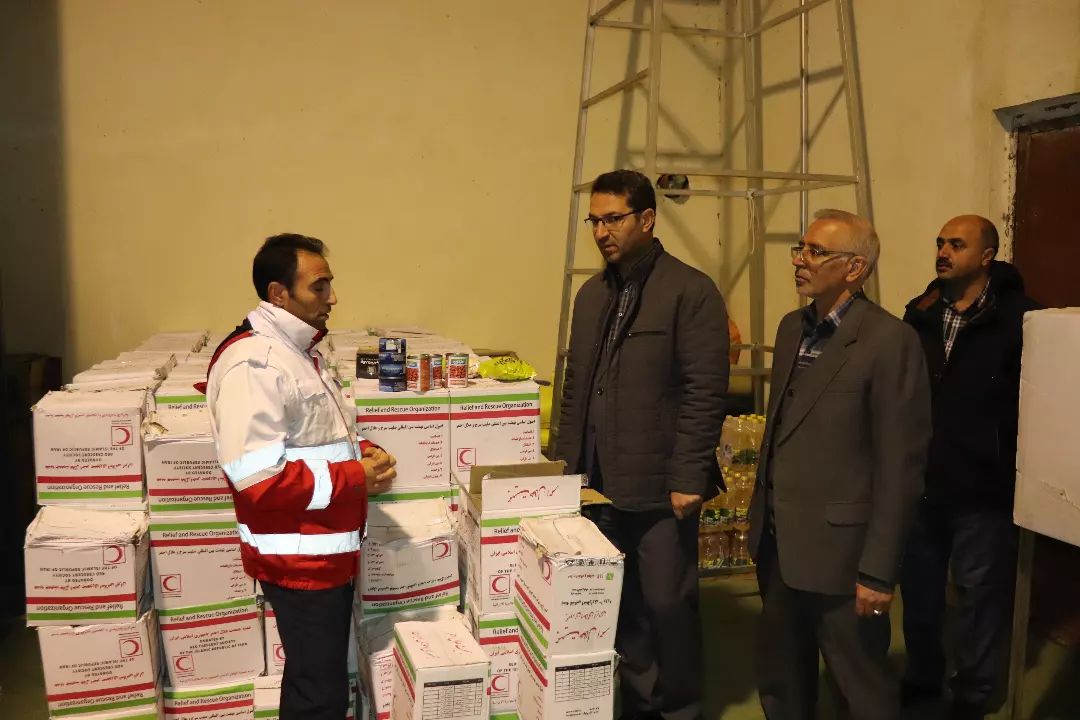 بازدید محمدرضا عبدالله نژاد فرماندار از انبار تجهیزات امدادی هلال احمر و پایگاه امداد و نجات جاده ای قره چی بلاغی شهرستان چالدران
