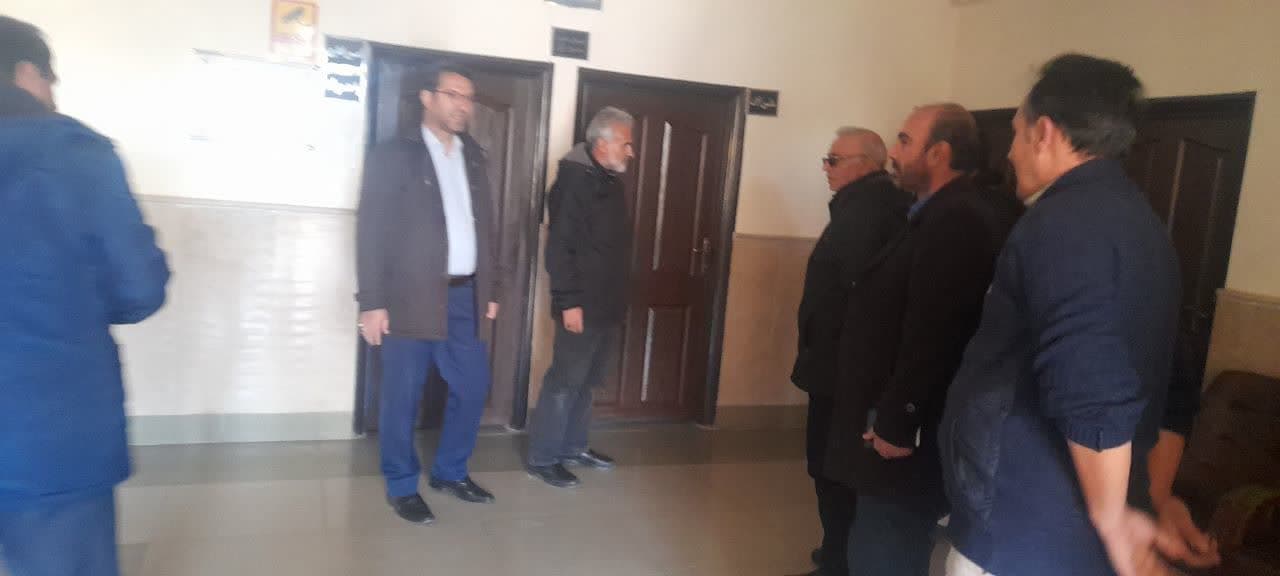 بازدید محمد رضا عبدالله نژاد فرماندار چالدران از اداره راهداری شهرستان.