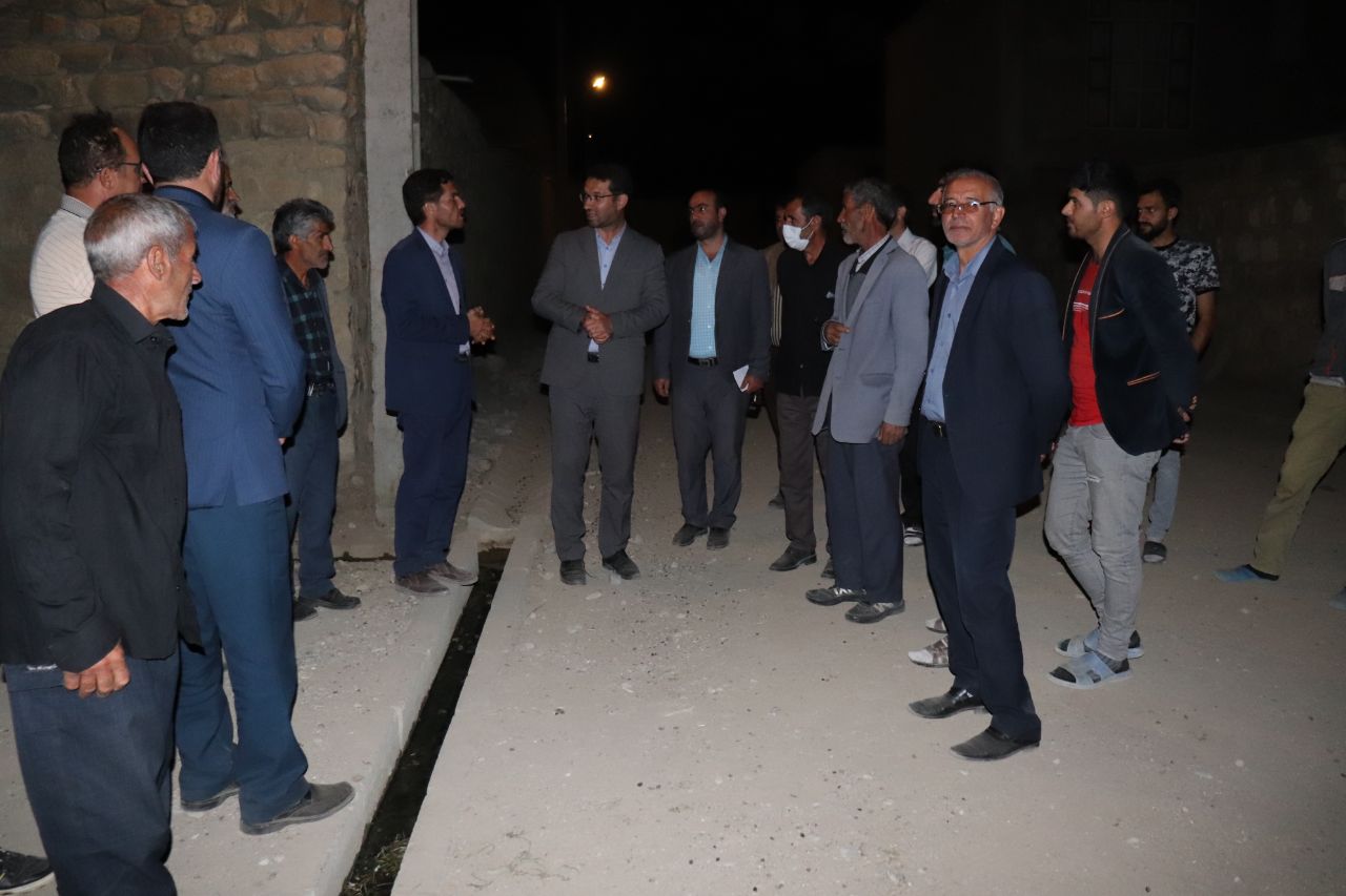 حضور فرماندار شهرستان چالدران در روستای امام قلی کندی علیا