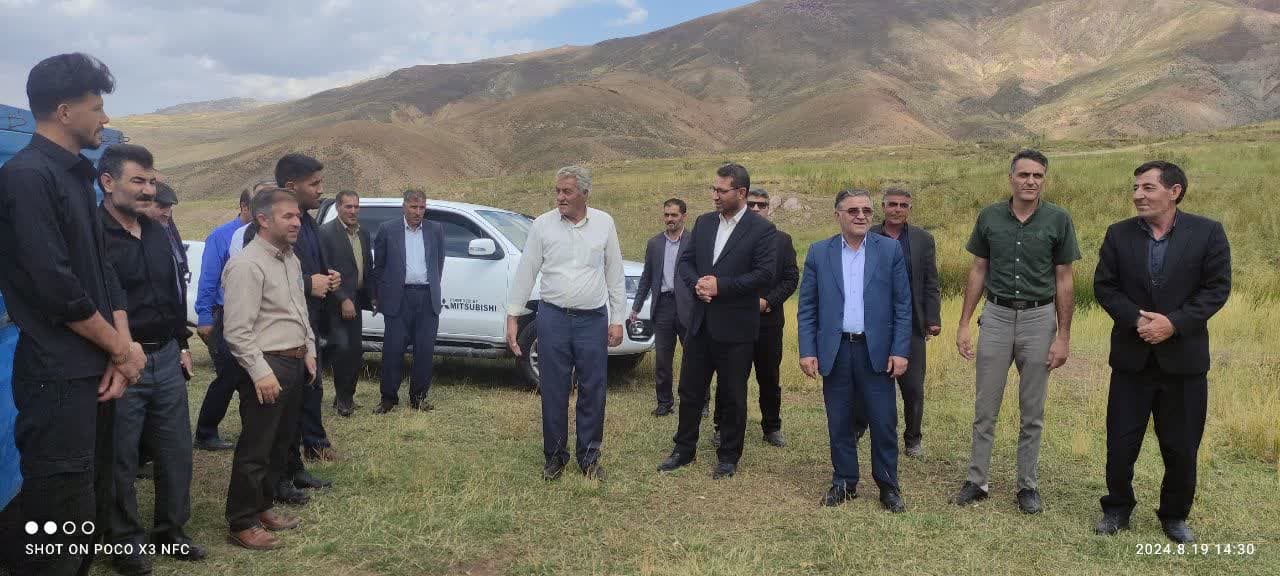 📸گزارش تصویری 💢بازدید محمد رضا عبدالله نژاد فرماندار چالدران به همراه بخشدار مرکزی ،مدیر کل امور عشایر و مدیرکل دامپزشکی از ییلاقات رووجیک شهرستان چالدران