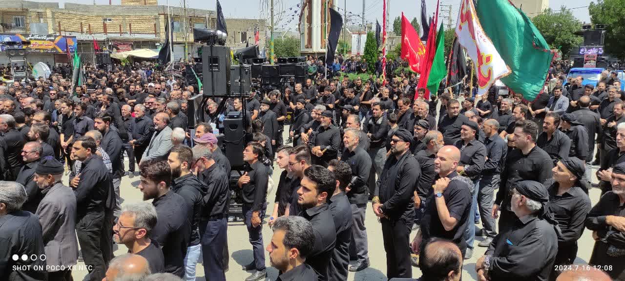 حضور فرماندارشهرستان چالدران در مراسم های عزاداری روز عاشورا