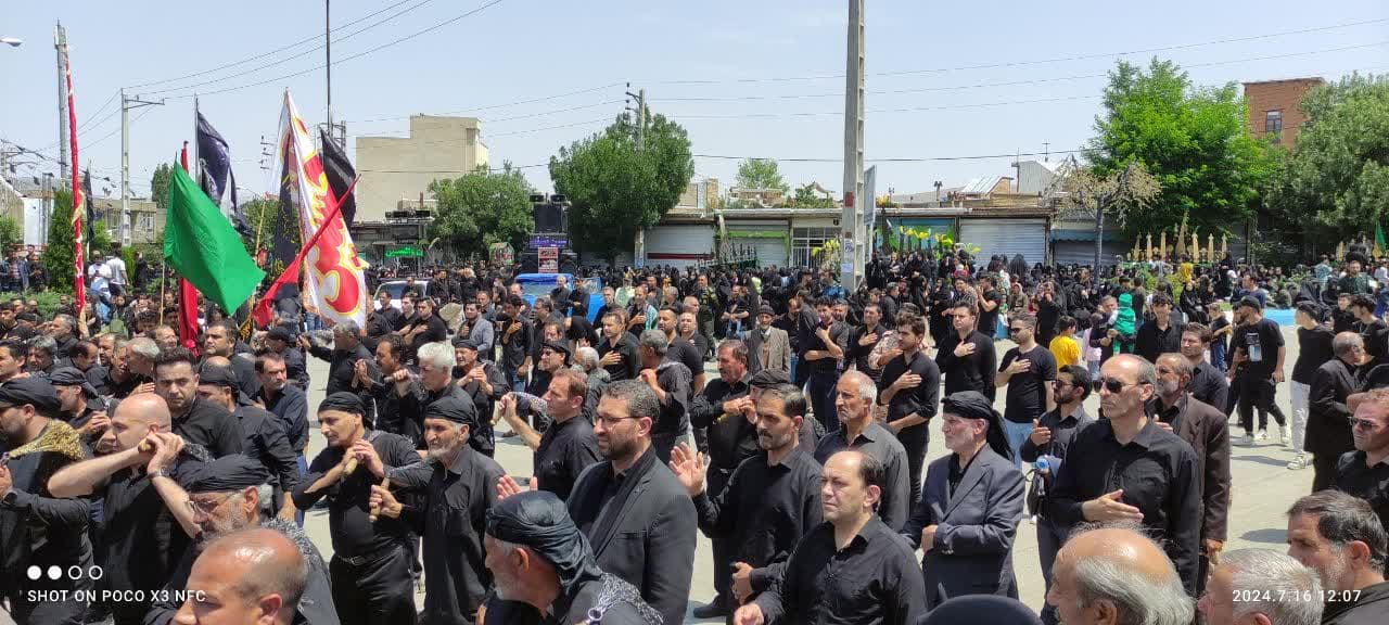 حضور فرماندارشهرستان چالدران در مراسم های عزاداری روز عاشورا