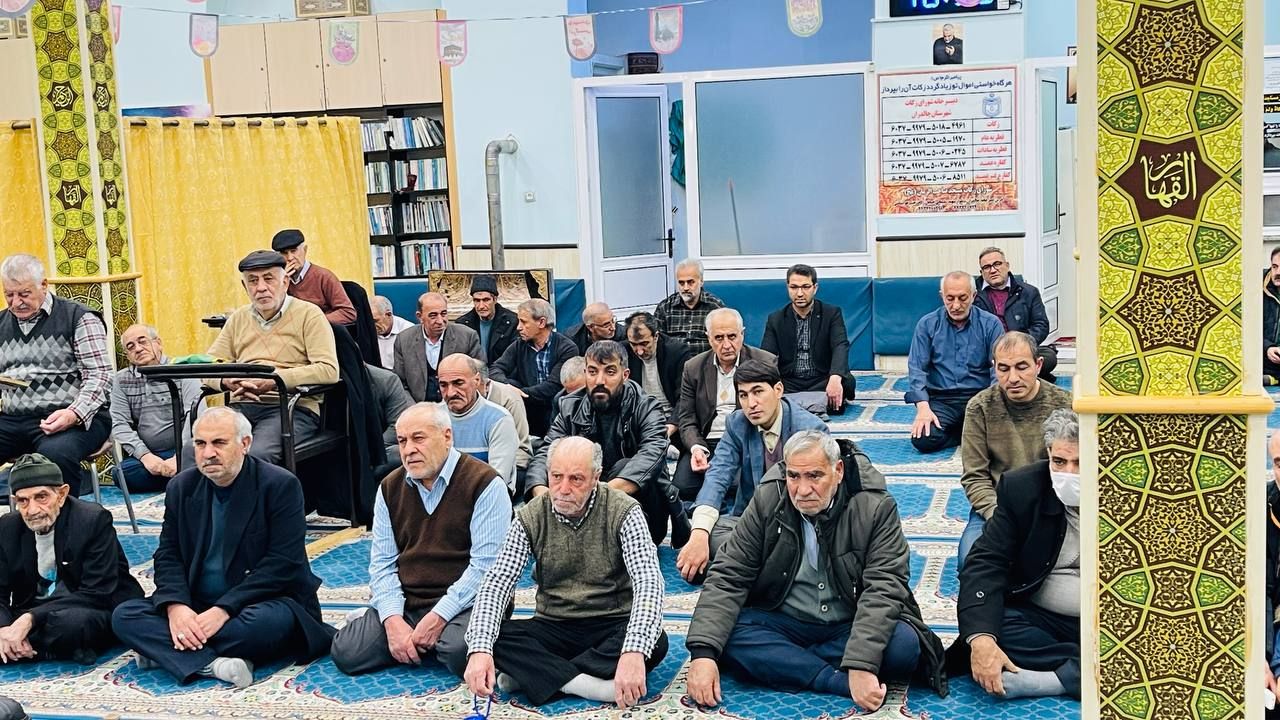 جشن میلاد امام محمد باقر ( ع ) در مسجد صاحب الزمان شهرستان چالدران برگزار شد