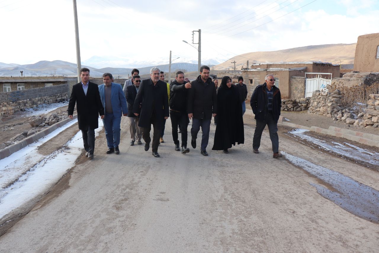 بازدید محمدرضا عبدالله نژاد فرماندار چالدران از روستاهای قزلبلاغ ، بدولی، علو جنی، قیان کند، سلمان آباد و پیر احمد کندی