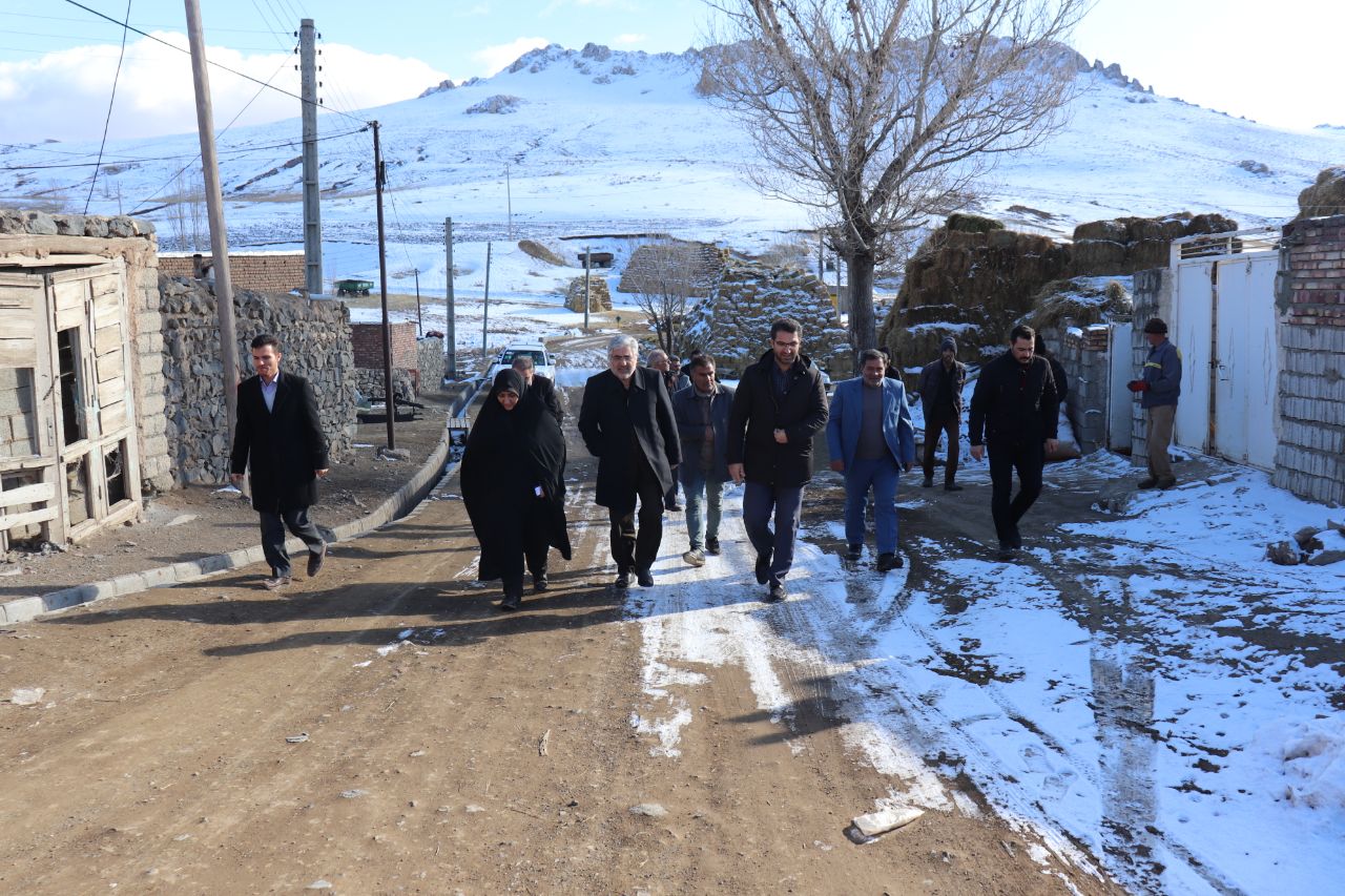 بازدید محمدرضا عبدالله نژاد فرماندار چالدران از روستاهای قزلبلاغ ، بدولی، علو جنی، قیان کند، سلمان آباد و پیر احمد کندی