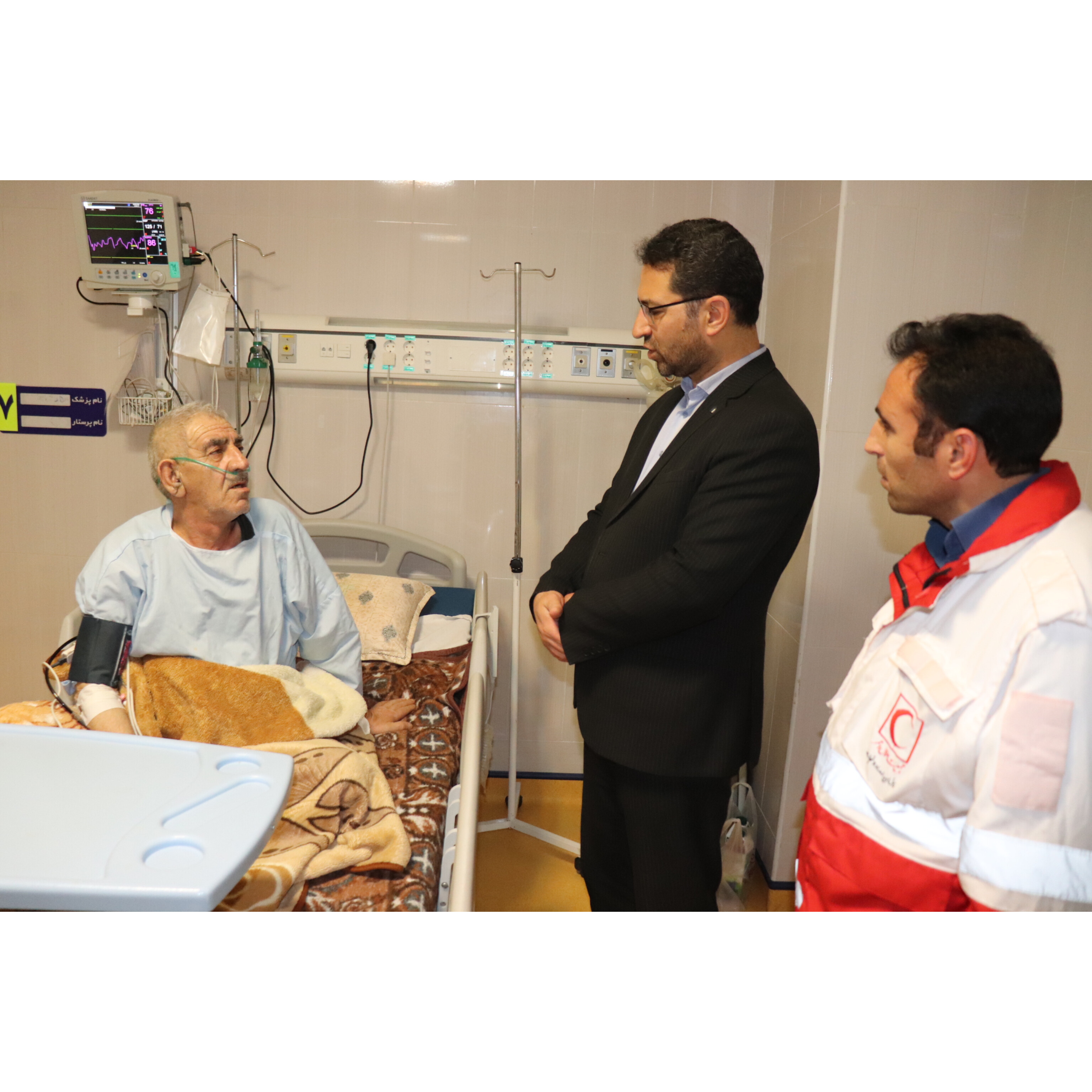 بازدید سرزده و شبانه فرماندار چالدران از بیمارستان شهید بهشتی