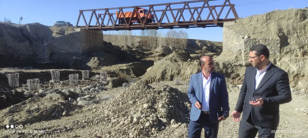 💢فرماندار شهرستان چالدران از روند اجرایی پل روستای قرخ بلاغ بازدید کرد