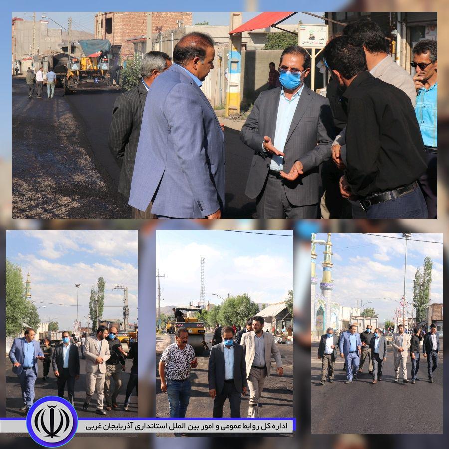 ✅محمد زاده فرماندار چالدران از روند عملیات آسفالت ریزی معابر شهر آواجیق بازدید کرد.