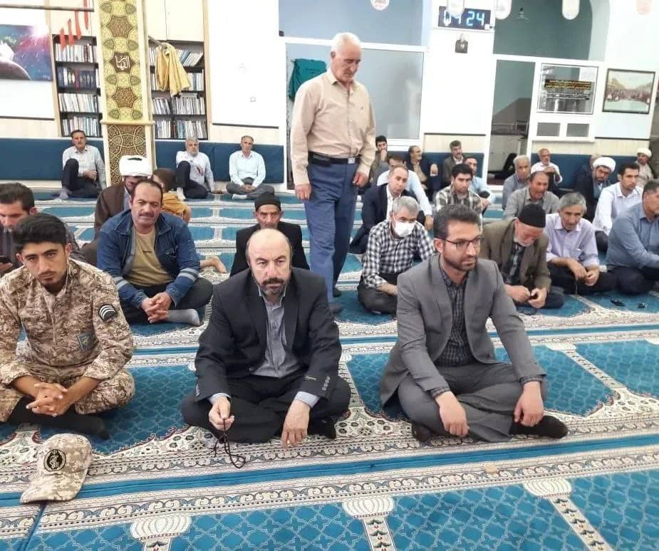 حضور فرماندار شهرستان چالدران در آئین نماز جمعه