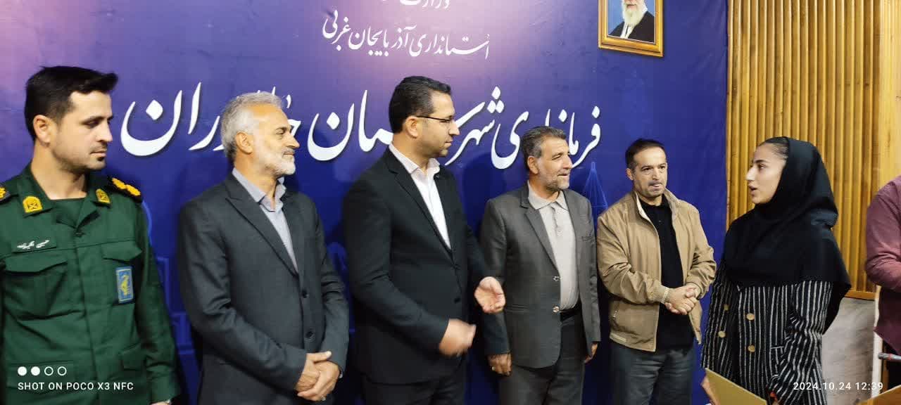 دیدار جامعه ورزشی شهرستان با فرماندار چالدران به مناسبت هفته تربیت بدنی