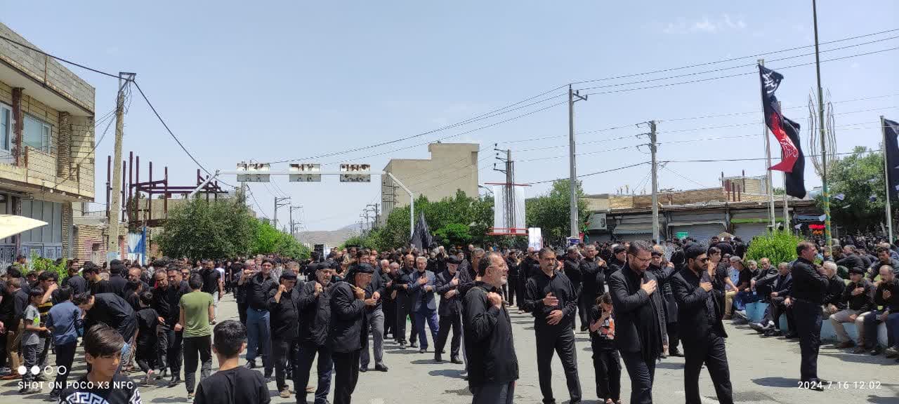 حضور فرماندارشهرستان چالدران در مراسم های عزاداری روز عاشورا
