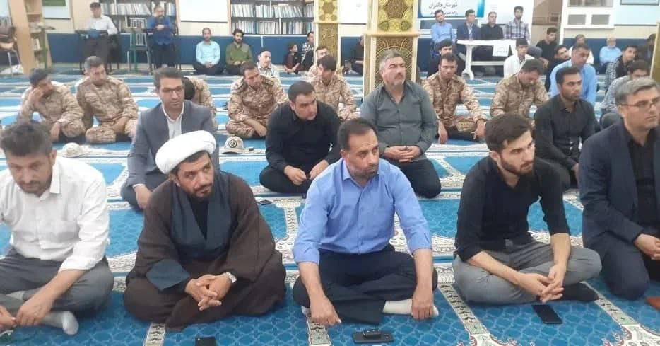 حضور فرماندار شهرستان چالدران در آئین نماز جمعه