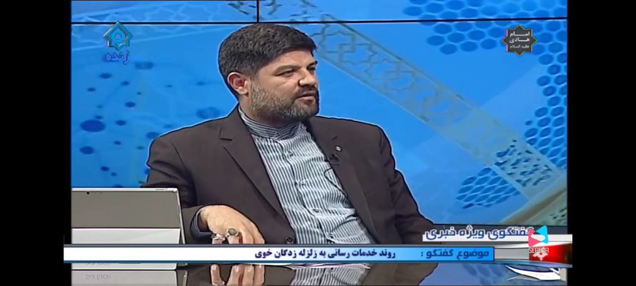 حضور معاون هماهنگی امور عمرانی استاندار آذربایجانغربی در برنامه تلویزیونی زنده گفتگوی ویژه خبری صدا و سیمای مرکز استان و تشریح روند خدمت رسانی به زلزله زدگان شهرستان خوی