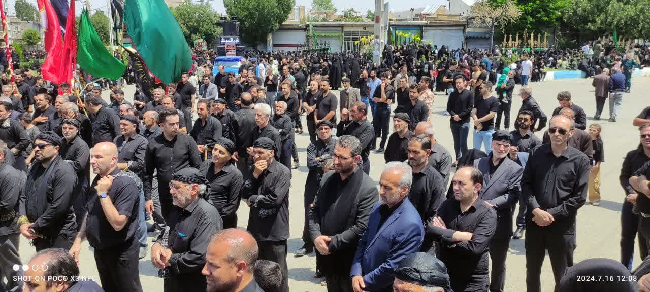 حضور فرماندارشهرستان چالدران در مراسم های عزاداری روز عاشورا