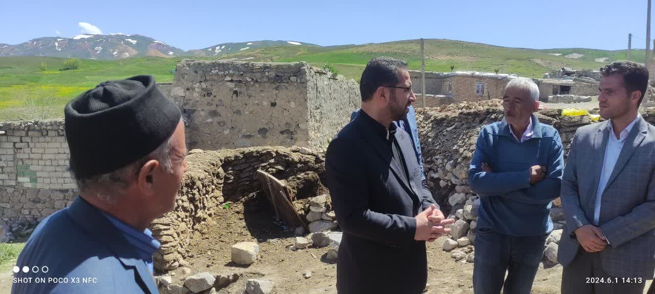 🔷بازدید محمد رضا عبداله نژاد فرماندار شهرستان چالدران از روستای قلمه خاچ