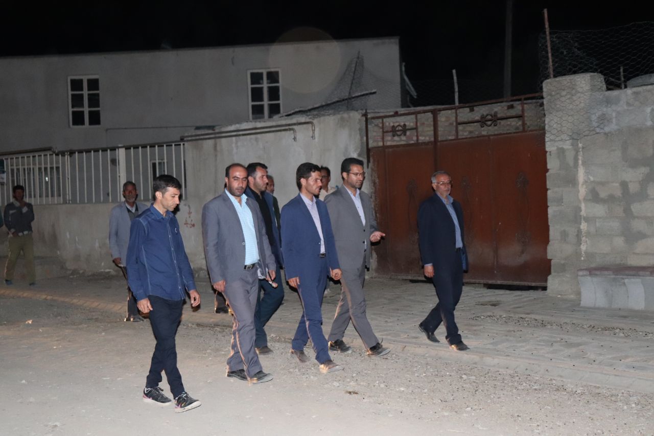 حضور فرماندار شهرستان چالدران در روستای امام قلی کندی علیا