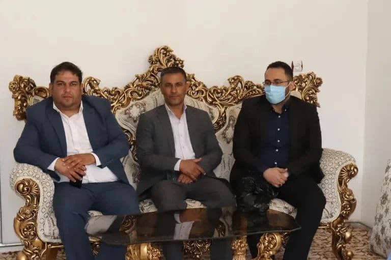 دیدار از جانباز سر افراز در دومین روز از هفته گرامیداشت دولت