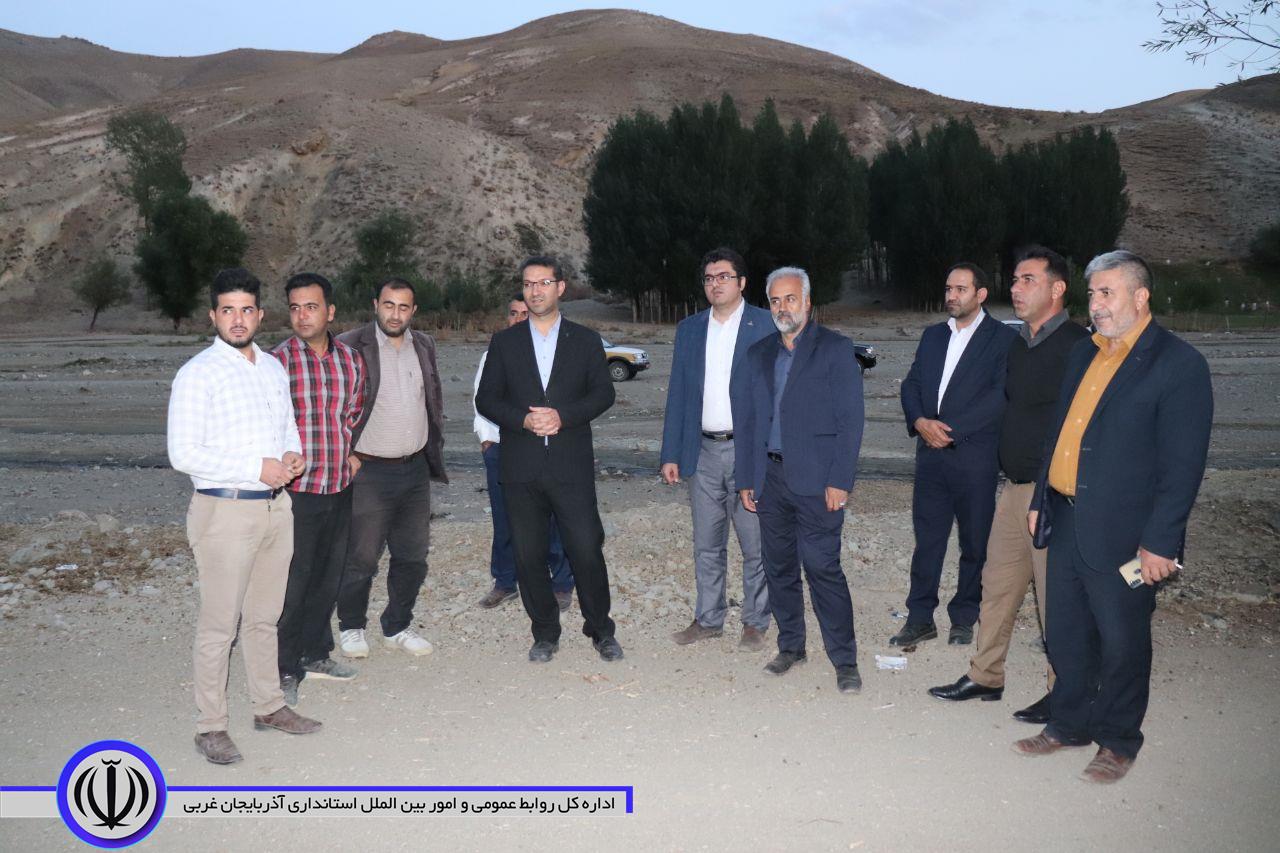بازدید فرماندار از تعدادی از روستاهای بخش مرکزی