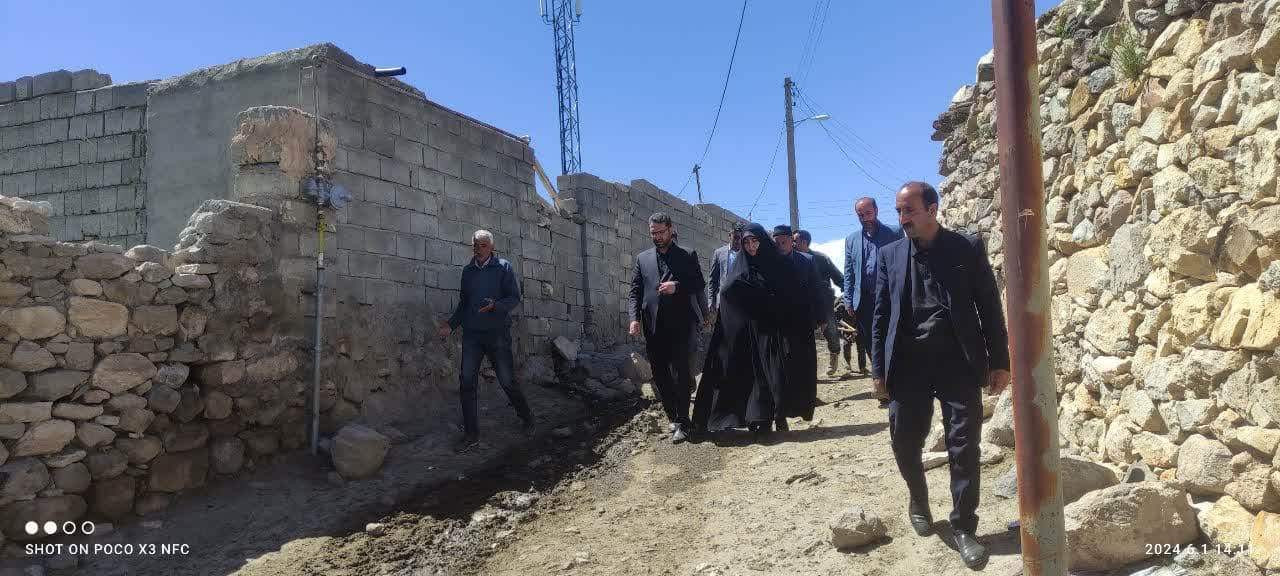 🔷بازدید محمد رضا عبداله نژاد فرماندار شهرستان چالدران از روستای قلمه خاچ