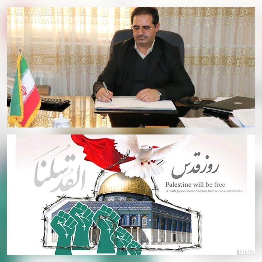 به گزارش روابط عمومی فرمانداری شهرستان چالدران حسن محمدزاده فرماندار شهرستان با صدور پیامی روز جهانی قدس را تبریک گفت :