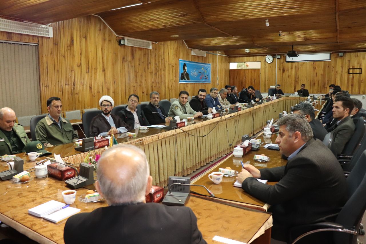 برگزاری جلسه هماهنگی هفته منابع طبیعی و روز درختکاری شهرستان چالدران