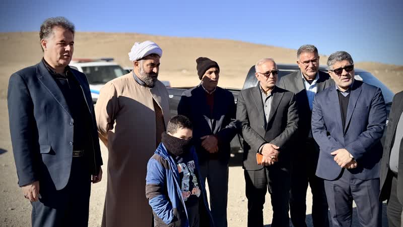 بازدید فرماندار چالدران از طرح آبرسانی جبارکندی
