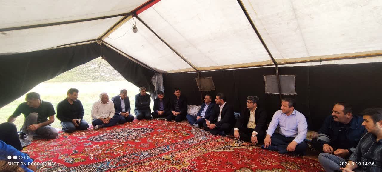 📸گزارش تصویری 💢بازدید محمد رضا عبدالله نژاد فرماندار چالدران به همراه بخشدار مرکزی ،مدیر کل امور عشایر و مدیرکل دامپزشکی از ییلاقات رووجیک شهرستان چالدران